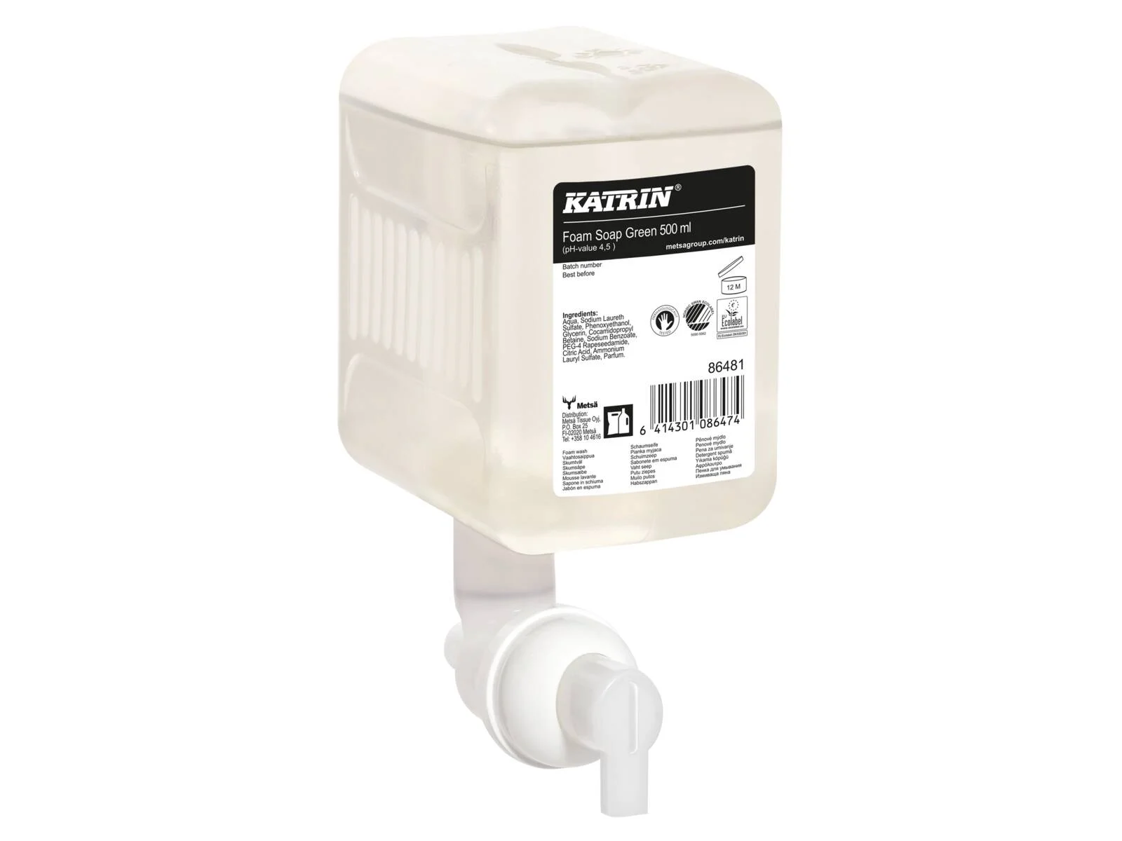 Pianka KATRIN 500ml 86481 Green Zapach Brzozy 500ml